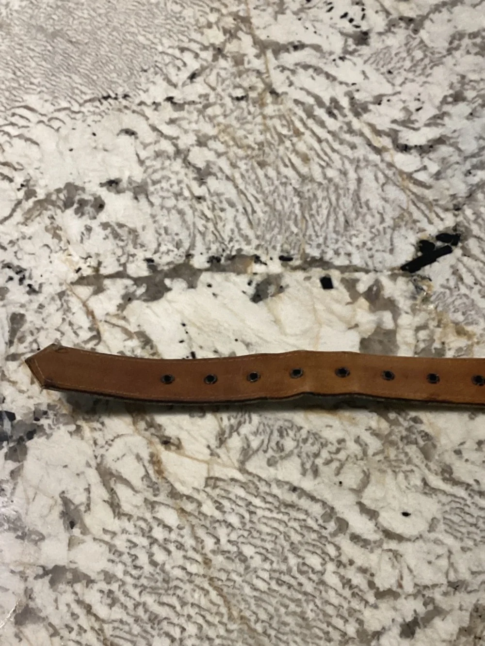 Mossy Oak Camouflage Leather Belt - Green Brown Camo Size 38